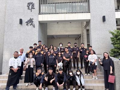 亞州餐旅學校餐管三甲蒞校參訪