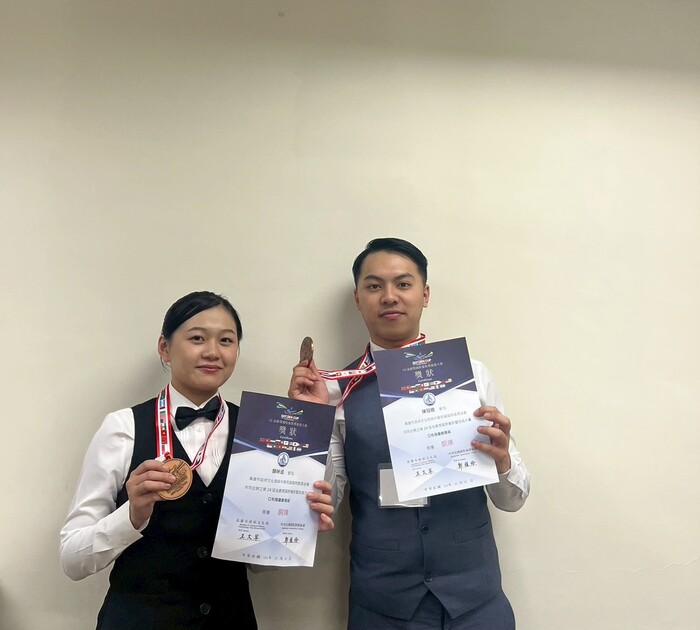 【恭賀】「第24屆金爵獎國際餐飲暨旅遊大賽」國際賽，旅館管理系成績耀眼圖片